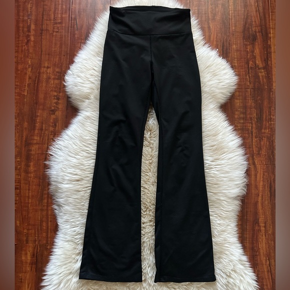 Black Flare Workout Pant - Picture 3 of 4